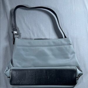 Coach Black and Gray Shoulder Bag G0020